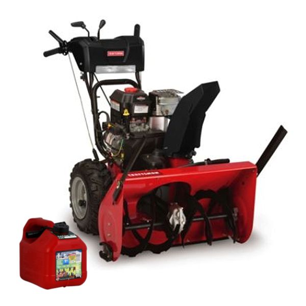 Craftsman 26-33'' Gas Snow Blower with Gas Can        ...