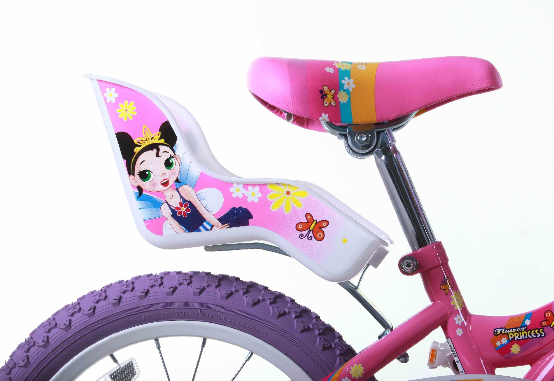 16 inch girl bike with doll seat