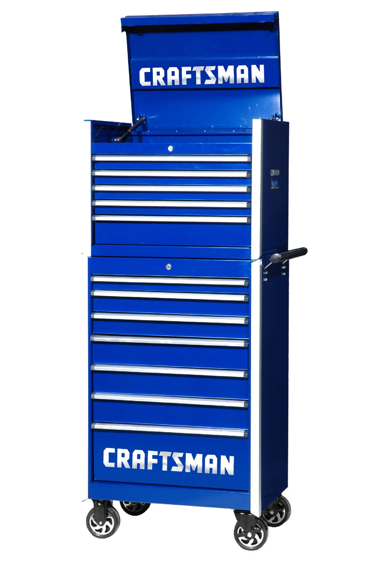 Craftsman 27-Inch 12-Drawer Professional Tool Storage Combo - Blue