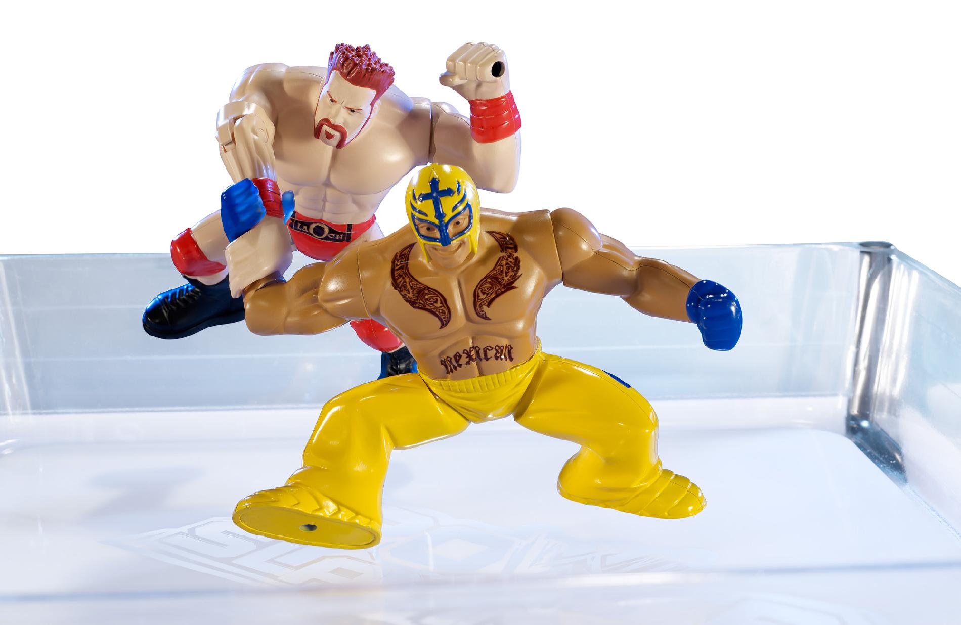 WWE Power Slammers Sheamus and Rey Mysterio Figure Starter Pack Mattel Y7074