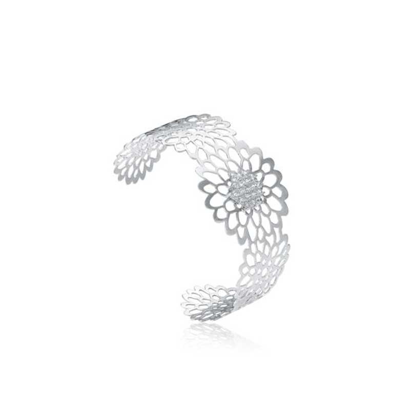 COLLETTE Z Sterling Silver Rhodium  Brushed Link Bracelet at Kmart.com