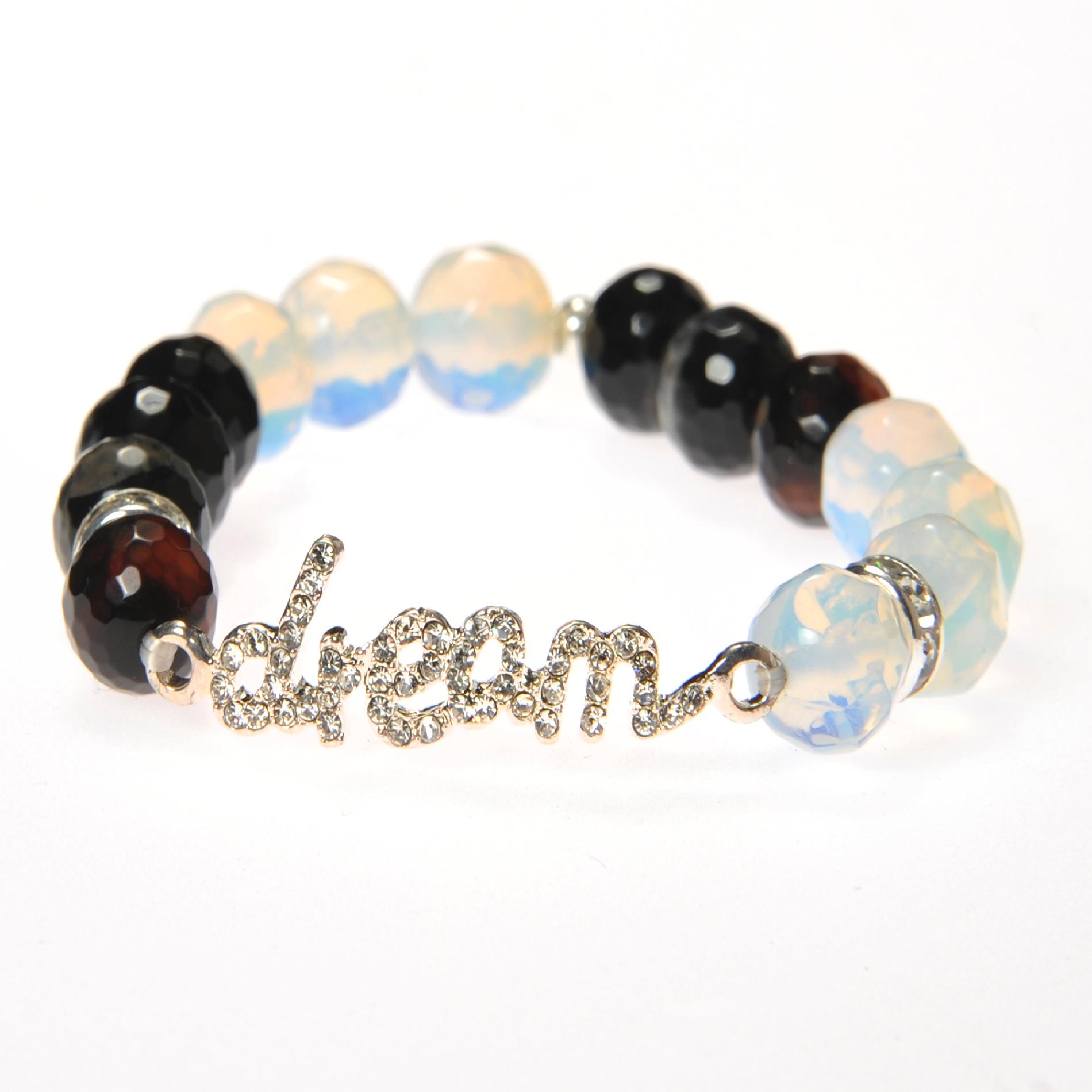 Sterling Silver Fire Agate Bead Dream Bracelet at Kmart.com