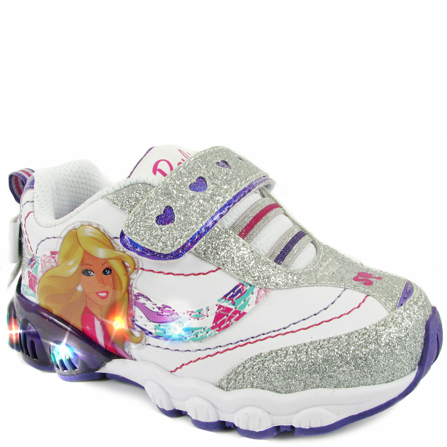 Toddler Girl's Sneaker Barbie White/Multi 2014