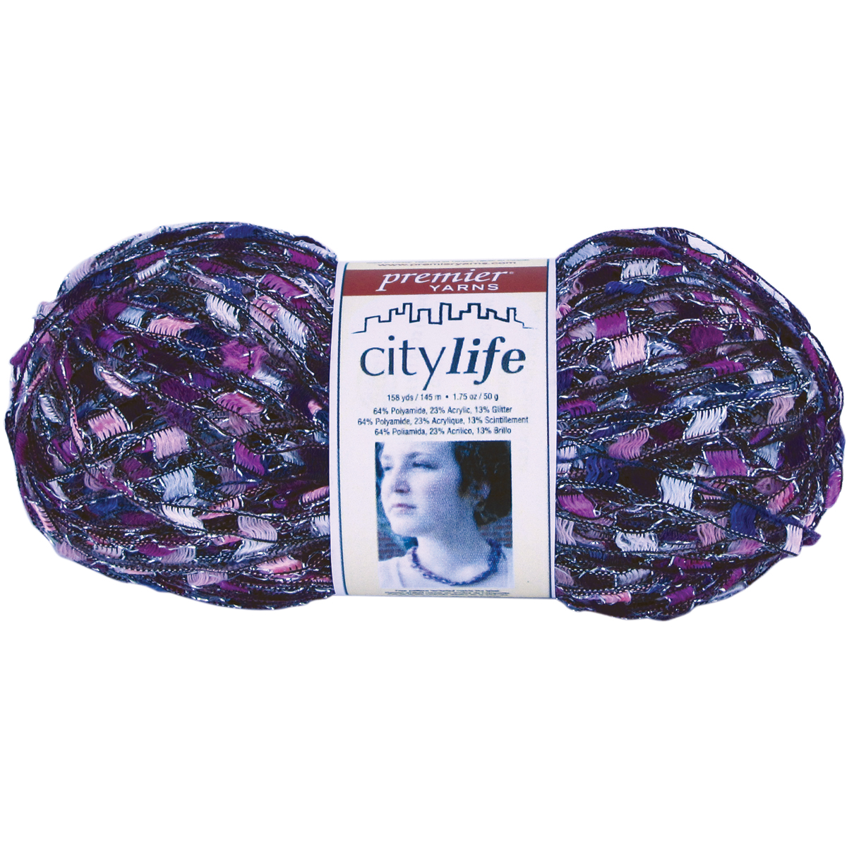 Premier Yarns Premier City Life Ladder Yarn Shell Games