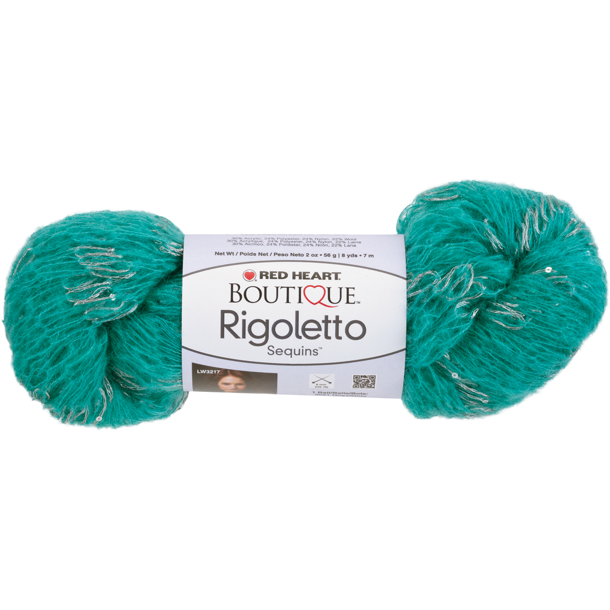 Coats: Yarn Red Heart Boutique Rigoletto Yarn Jade Sequins at Kmart.com