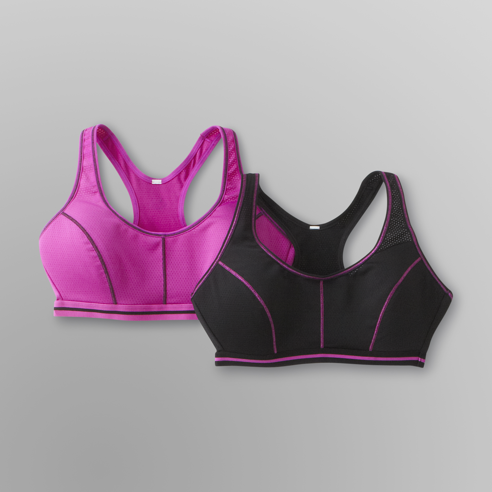 Joe Boxer Women's Foam Cup Sports Bras 2 Pk. Shop Your Way Online