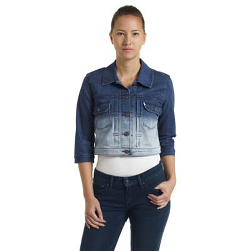 Junior's Cropped Trucker Jacket