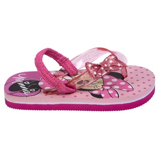 Disney Toddler Girl's Flip Flop Minnie - Pink - Clothing, Shoes ...