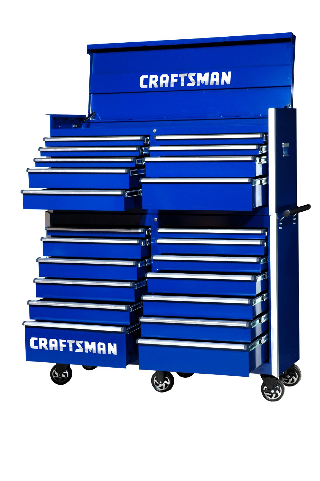 Craftsman 54-Inch 22-Drawer Professional Tool Storage Combo  Blue