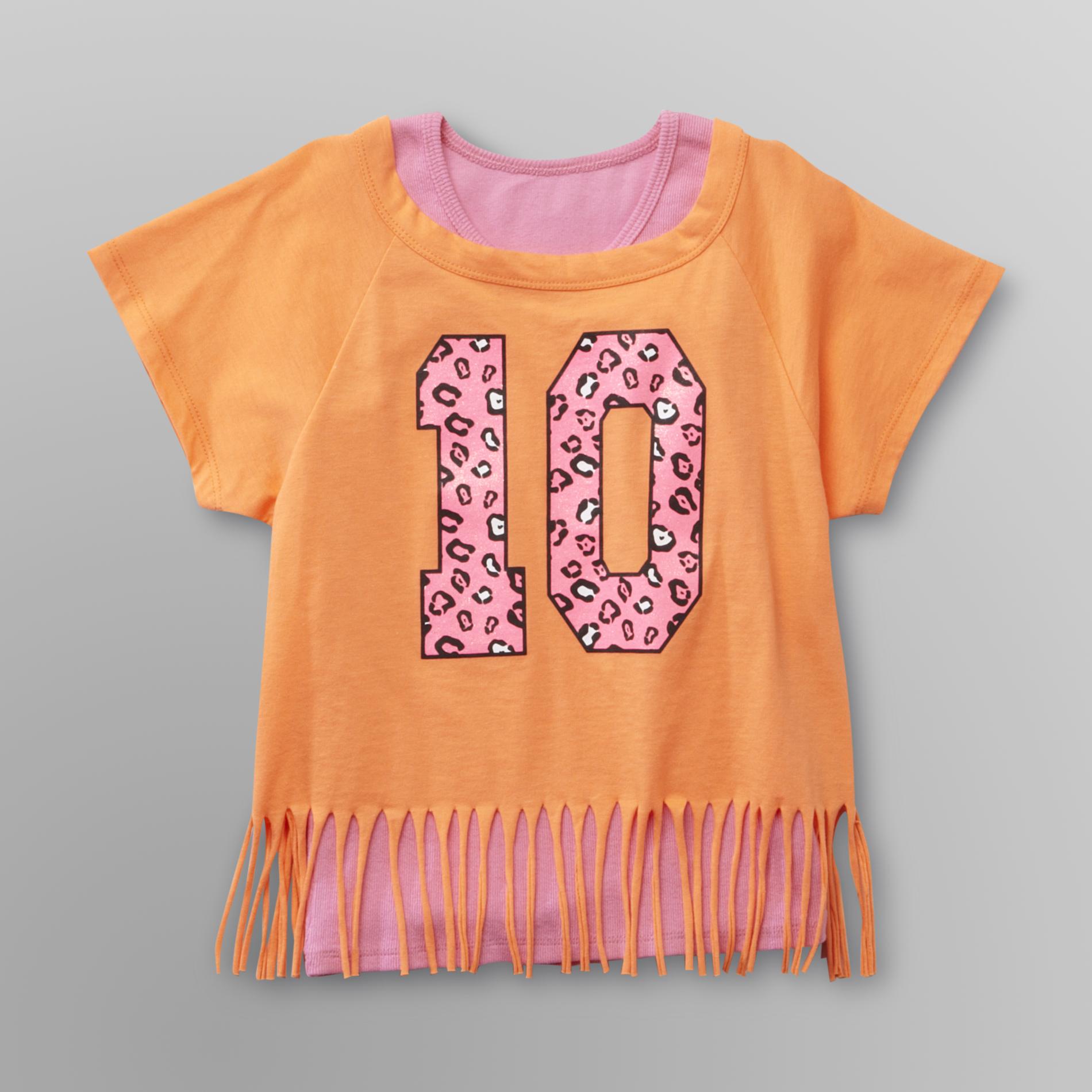 Everlast&reg; Sport Girl's Fringed Cropped Top & Tank at Kmart.com