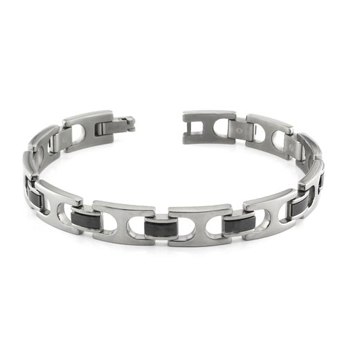 Sti by Spectore Titanium Bracelet with Black Ti Accents at Kmart.com