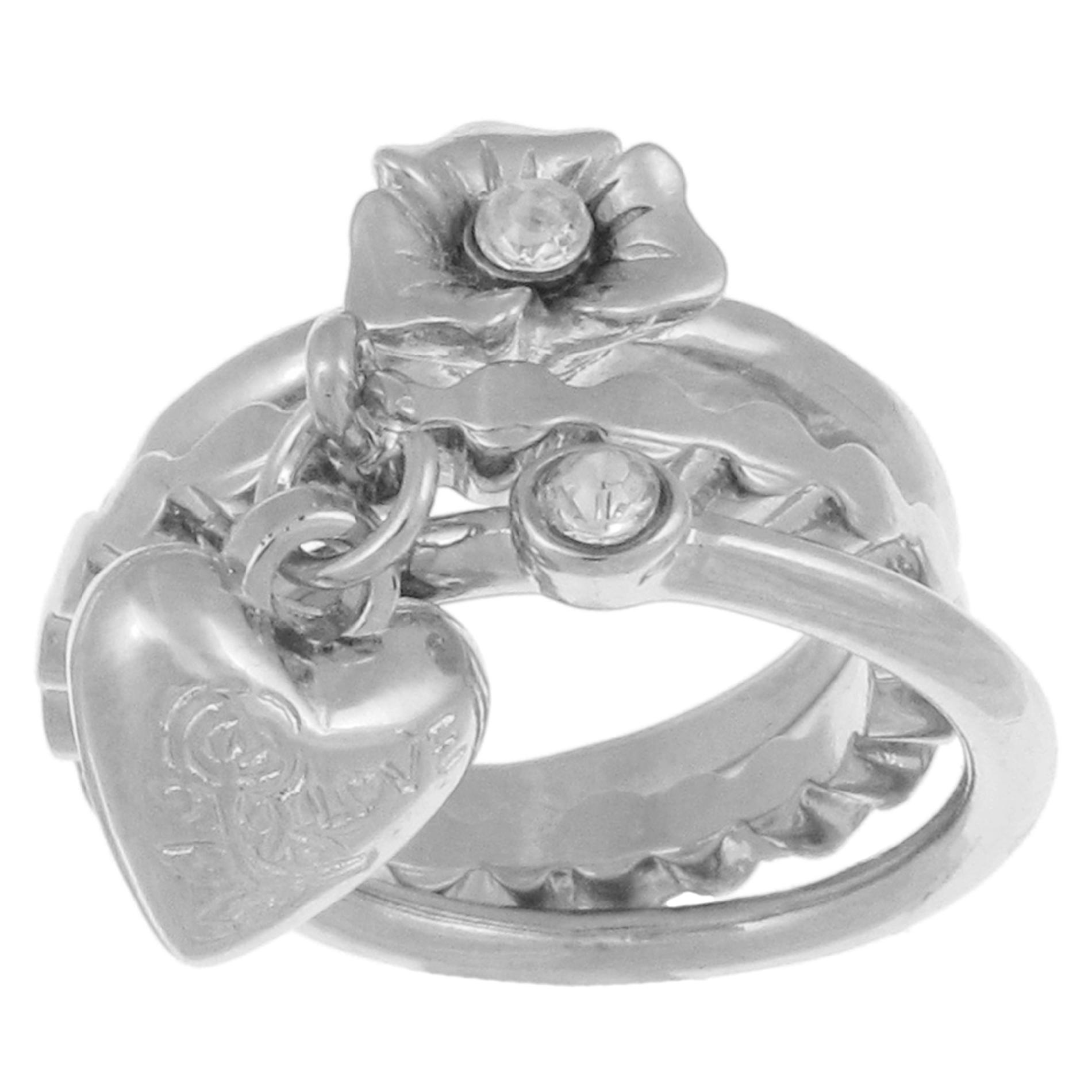Dream Out Loud by Selena Gomez Juniors' Flower and Heart Charm Gemstone Ring at Kmart.com