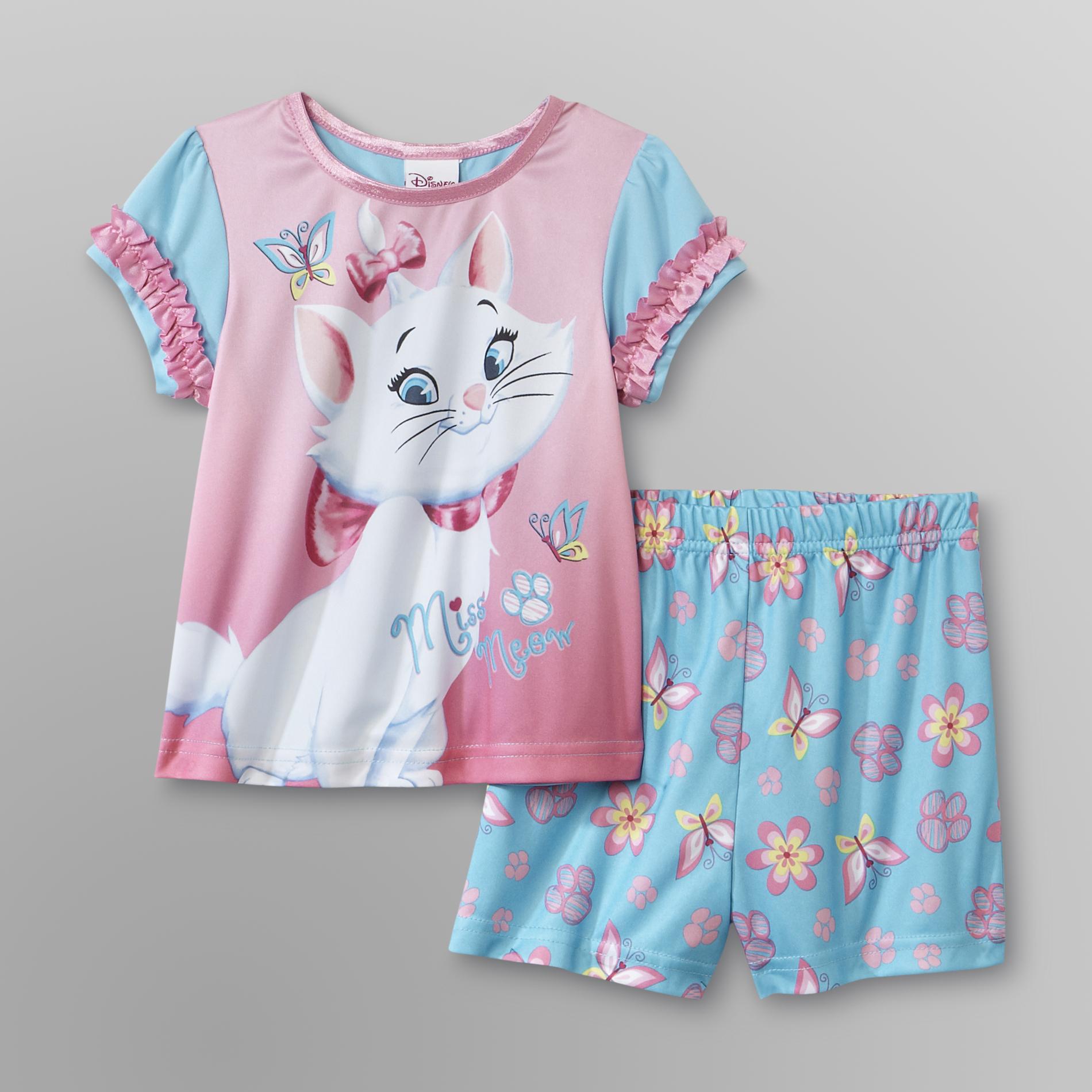 Disney Baby Aristocats Infant & Toddler Girl's Pajama Shorts Set - Marie at Kmart.com