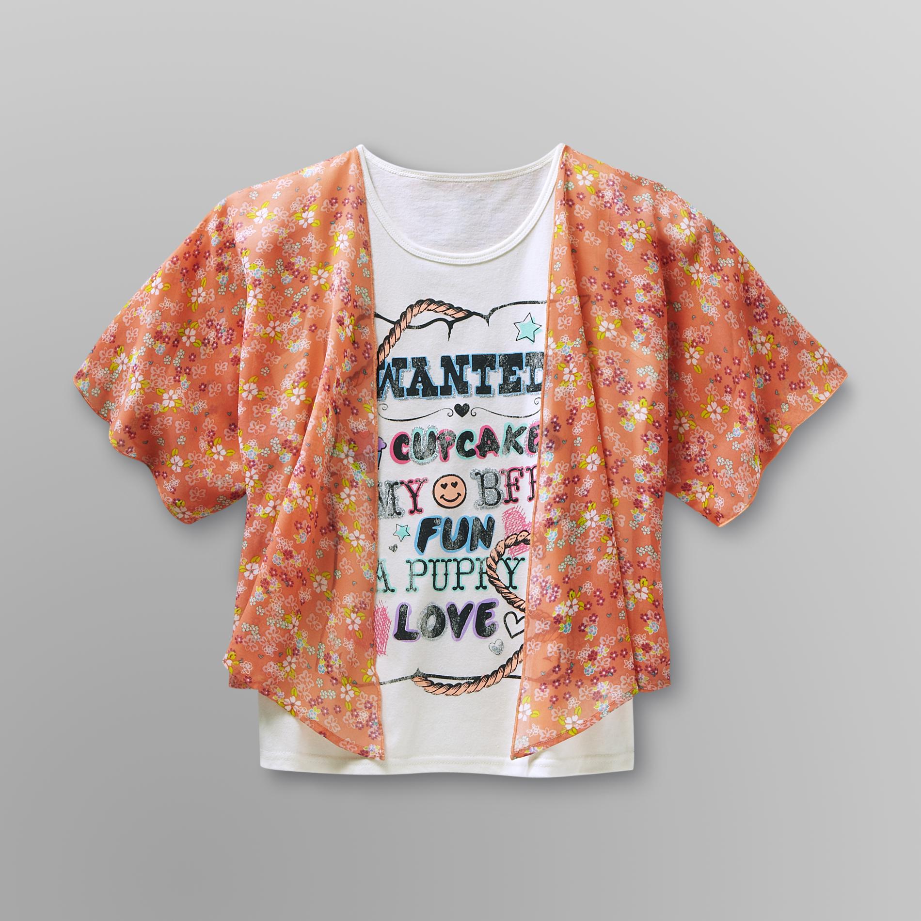 Route 66 Girl's Layered Top - Wanted at Kmart.com