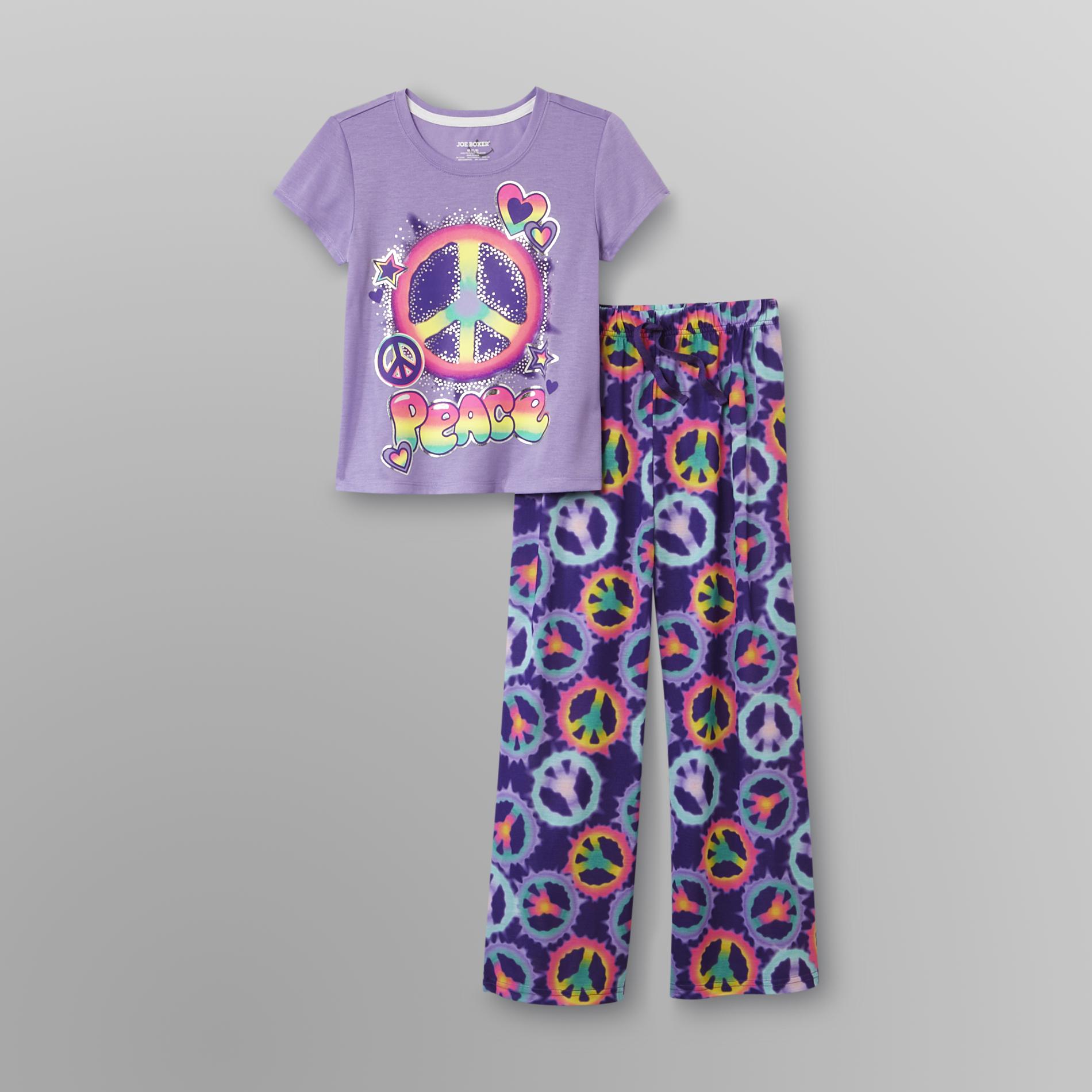 Joe Boxer Girl's Pajamas - Peace Sign at Kmart.com