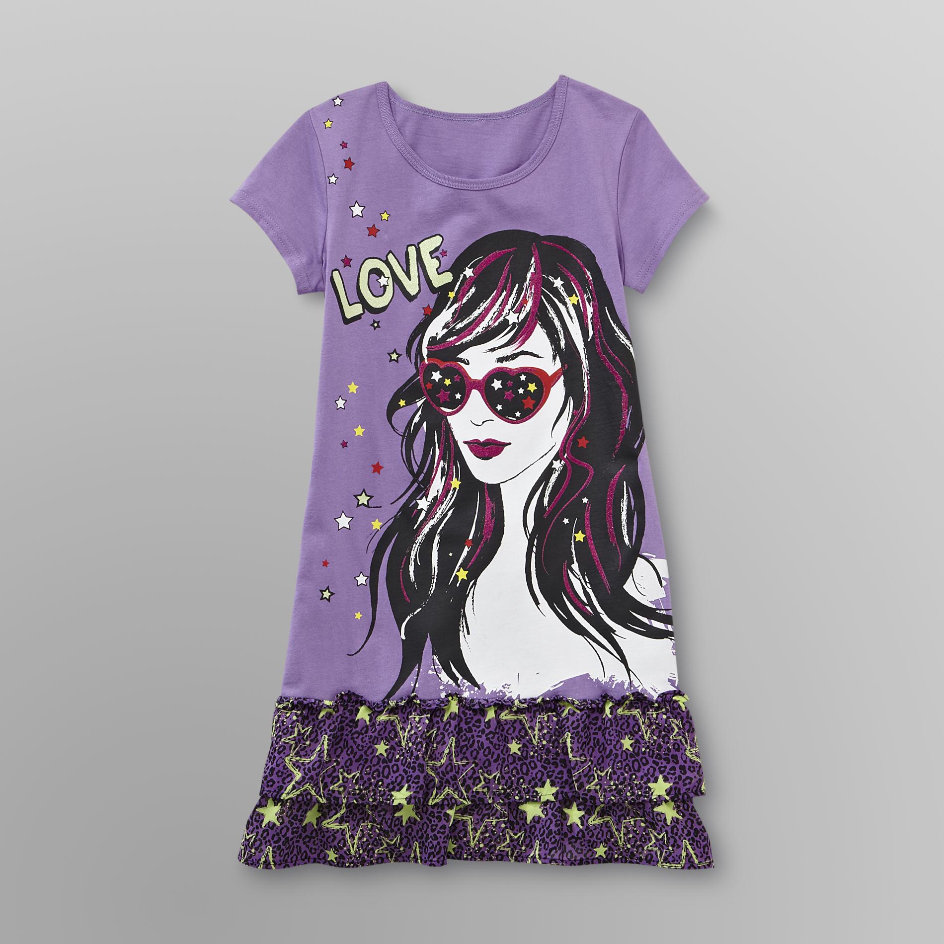 Piper Girl's Graphic T-Shirt Dress - Love at Kmart.com