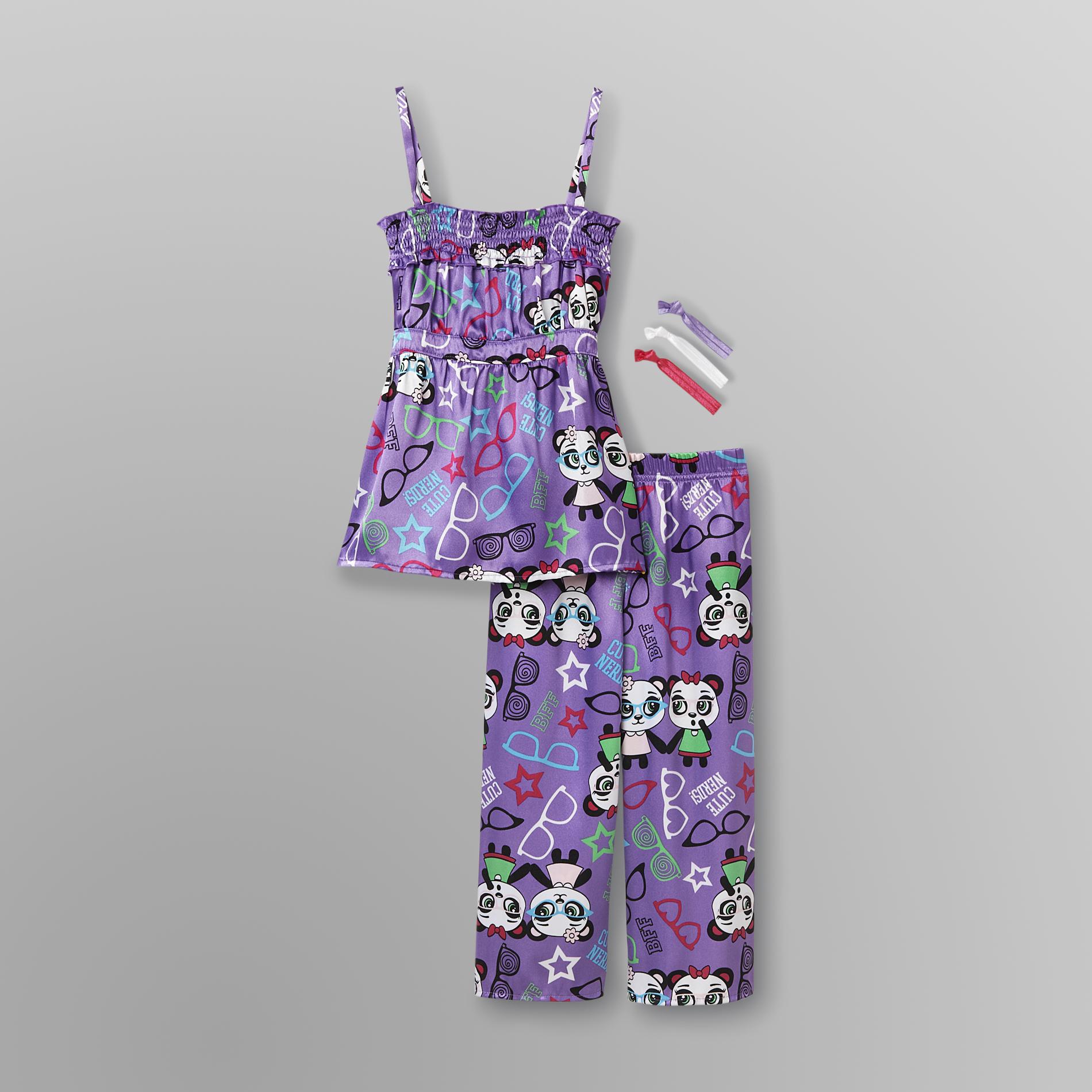 Joe Boxer Girl's Pajama Tank Top & Pants - Panda at Kmart.com