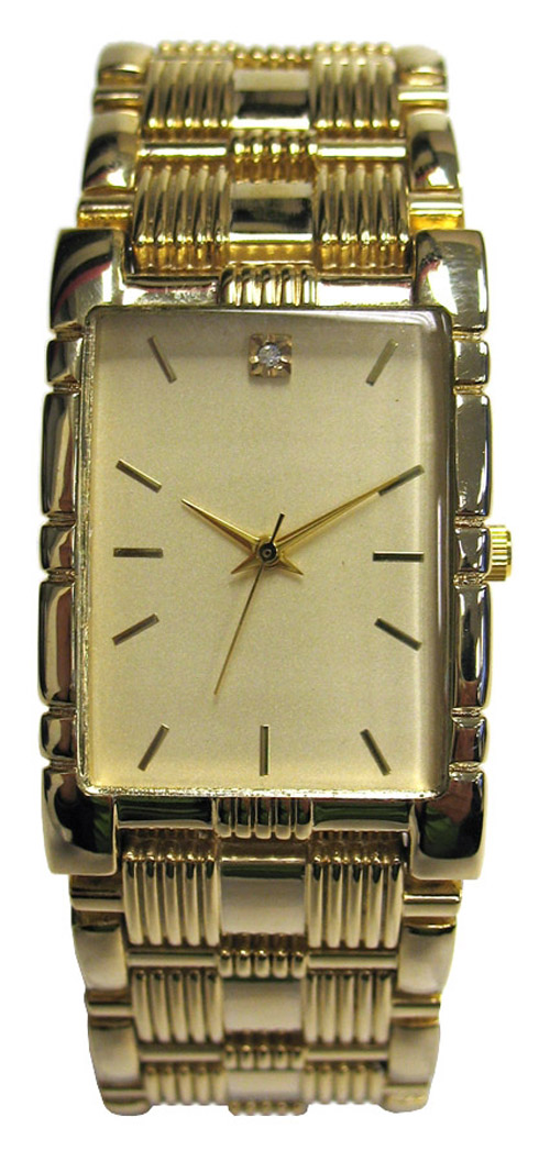 Men's Gold-Tone Tank Bracelet Watch at Kmart.com