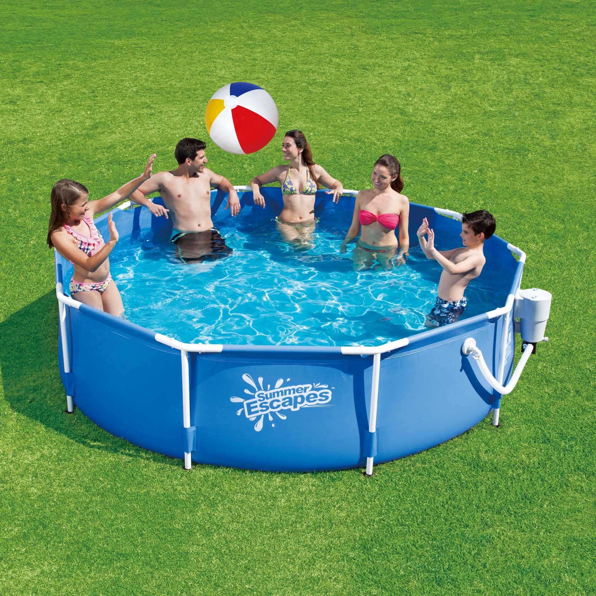 Summer Escapes Pool Set Metal Frame 10 ft x 30 in at Kmart.com