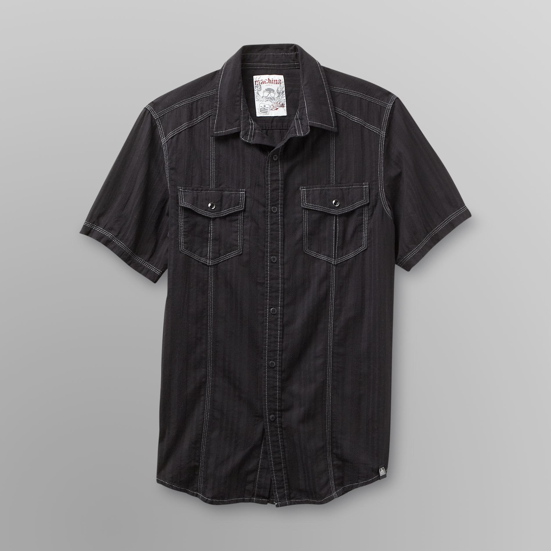 Machine Young Men's Shirt - Textured Stripes at Sears.com