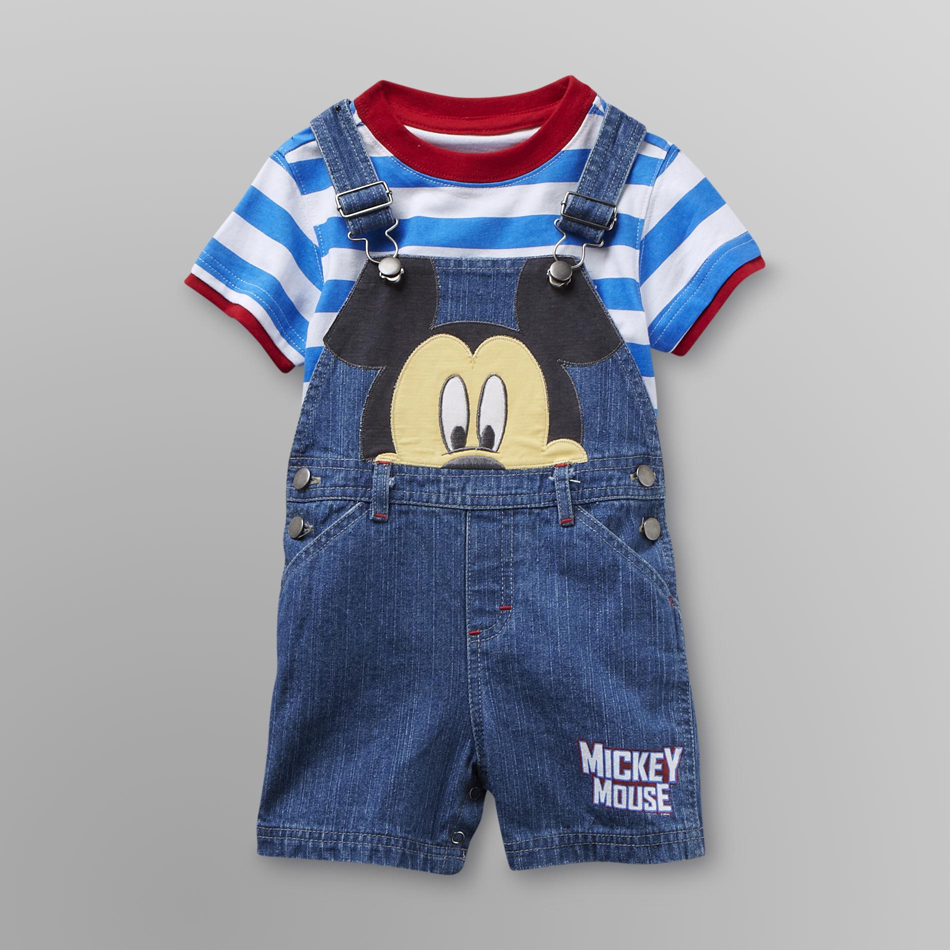 Disney Baby Mickey Mouse Infant Boy's Overalls Shorts Set at Kmart.com