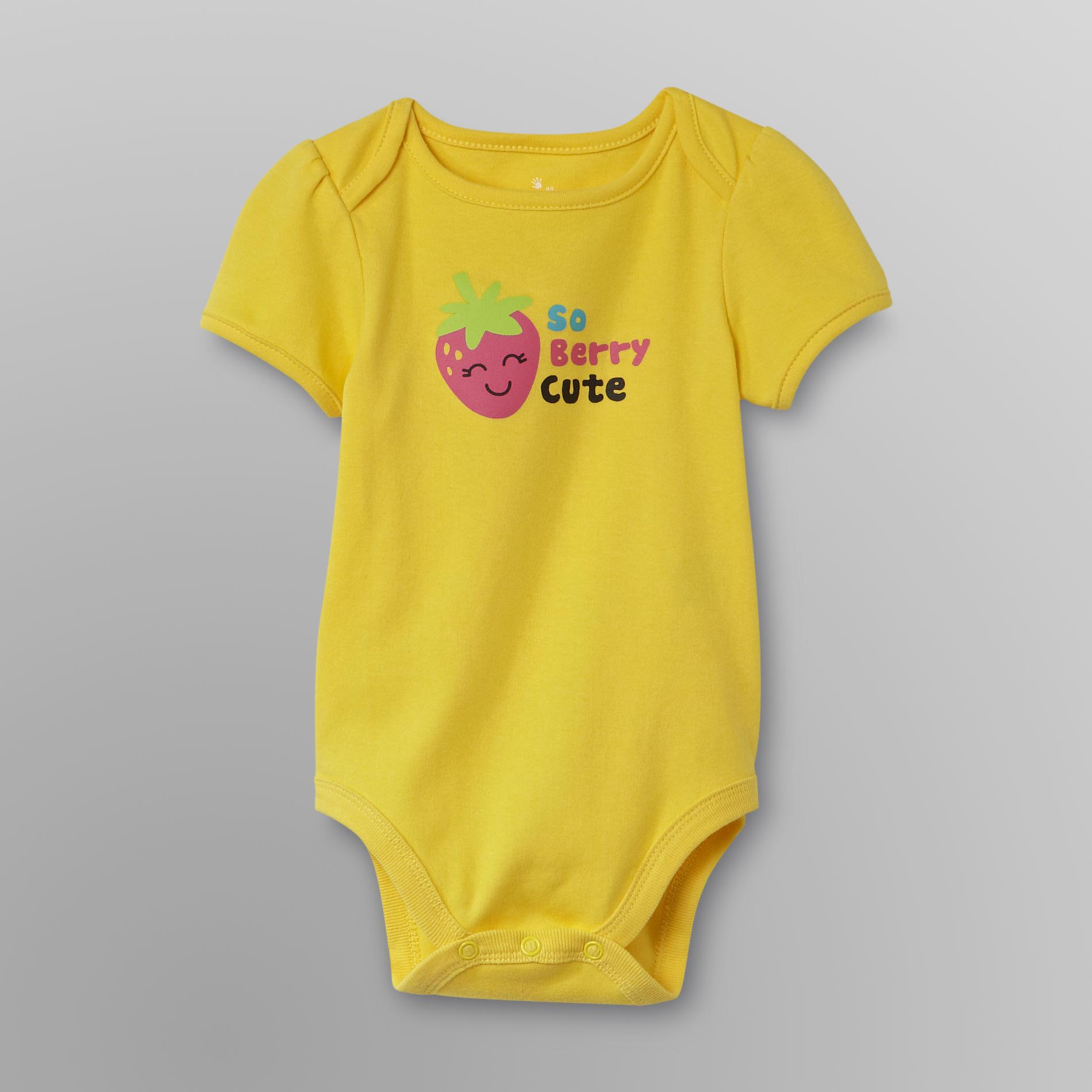 Small Wonders Infant Girl's Graphic Bodysuit Top - Strawberry at Kmart.com