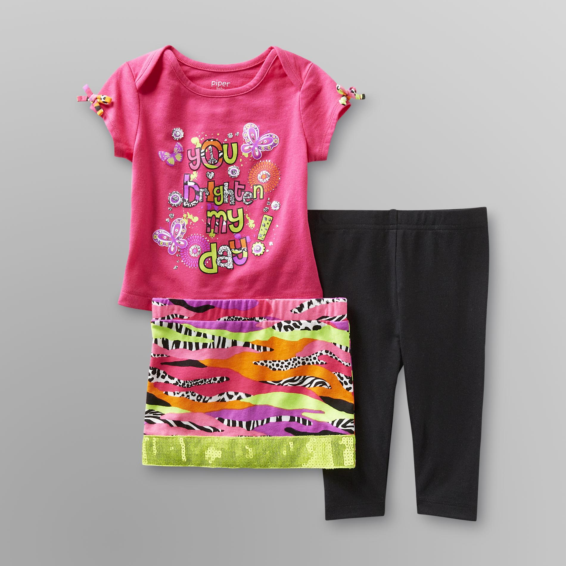 Piper Baby Infant Girl's Skirt Set - 3 Piece at Kmart.com