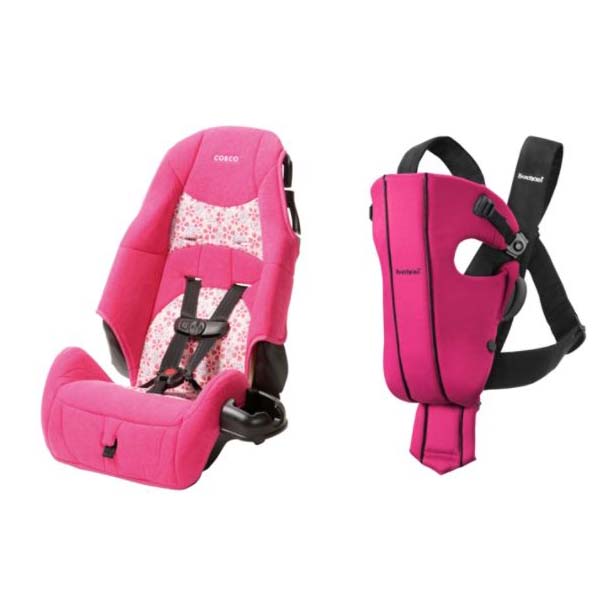 Evenflo Car Booster Seat AMP Pink Angles Baby Baby Car Seats