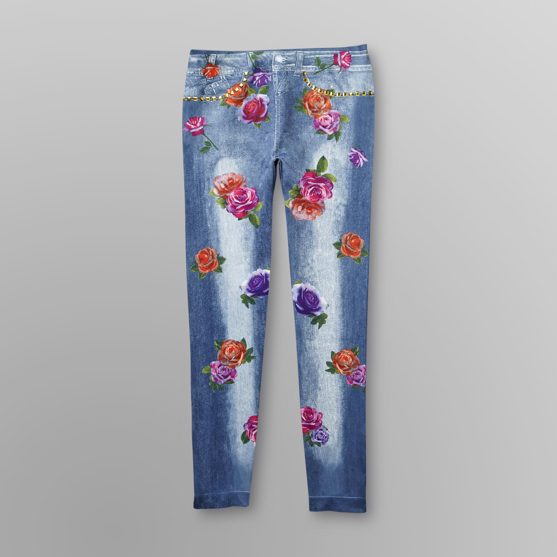 Bongo Junior's Leggings - Floral Jeans Print at Sears.com
