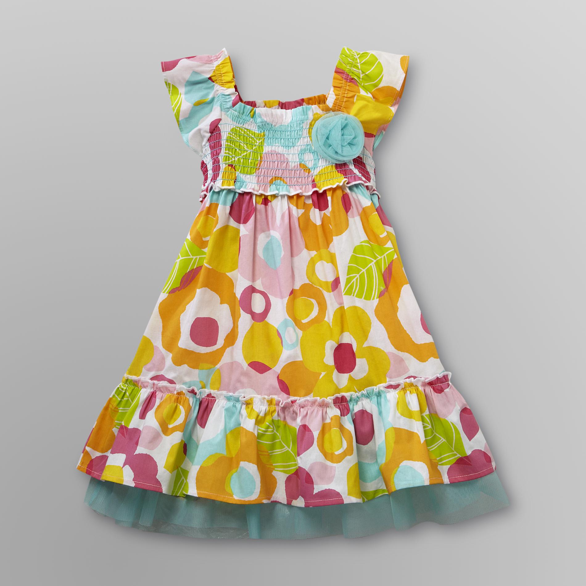 WonderKids Infant & Toddler Girl's Smocked Sundress Floral