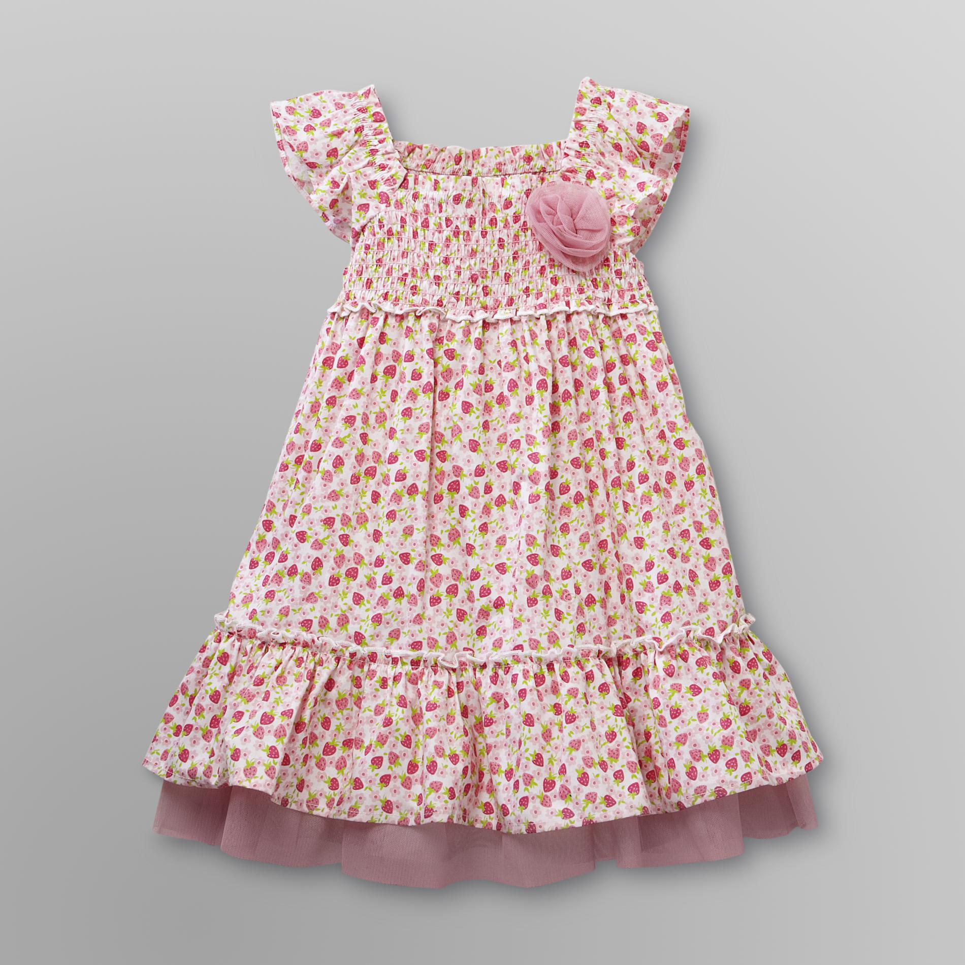 Infant & Toddler Girl's Smocked Sundress - Strawberry