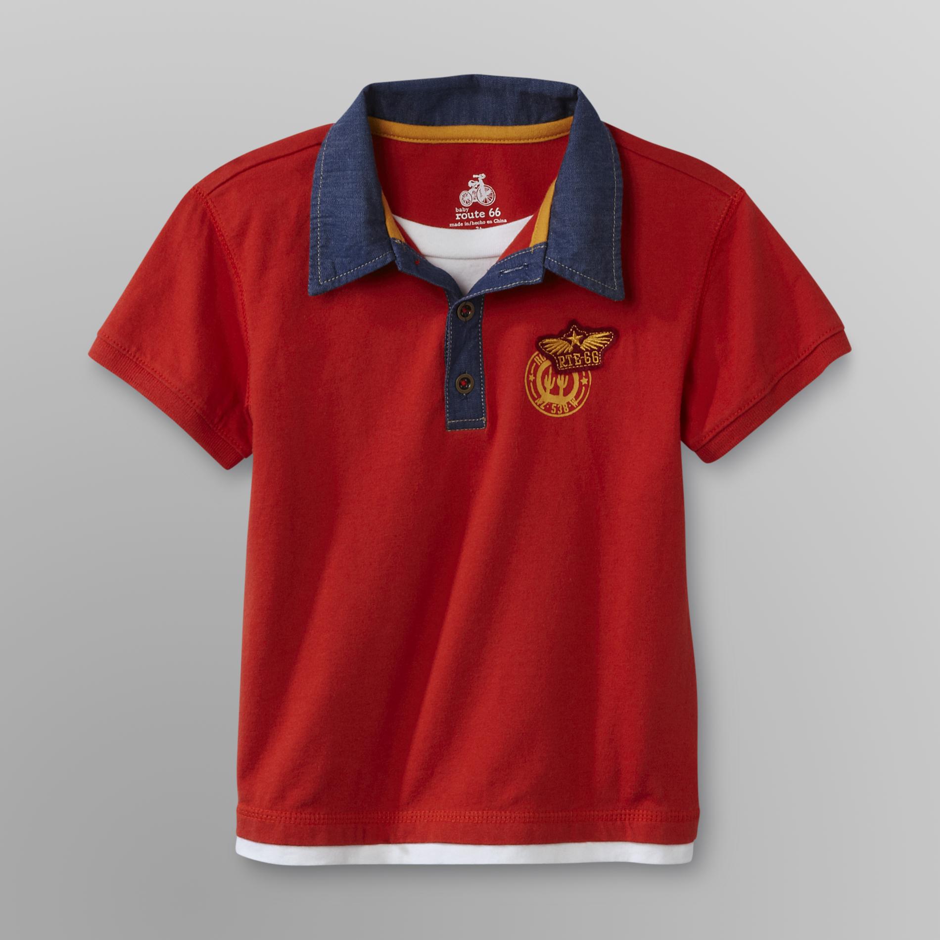 Route 66 Infant & Toddler Boy's Graphic Polo Shirt - Western at Kmart.com