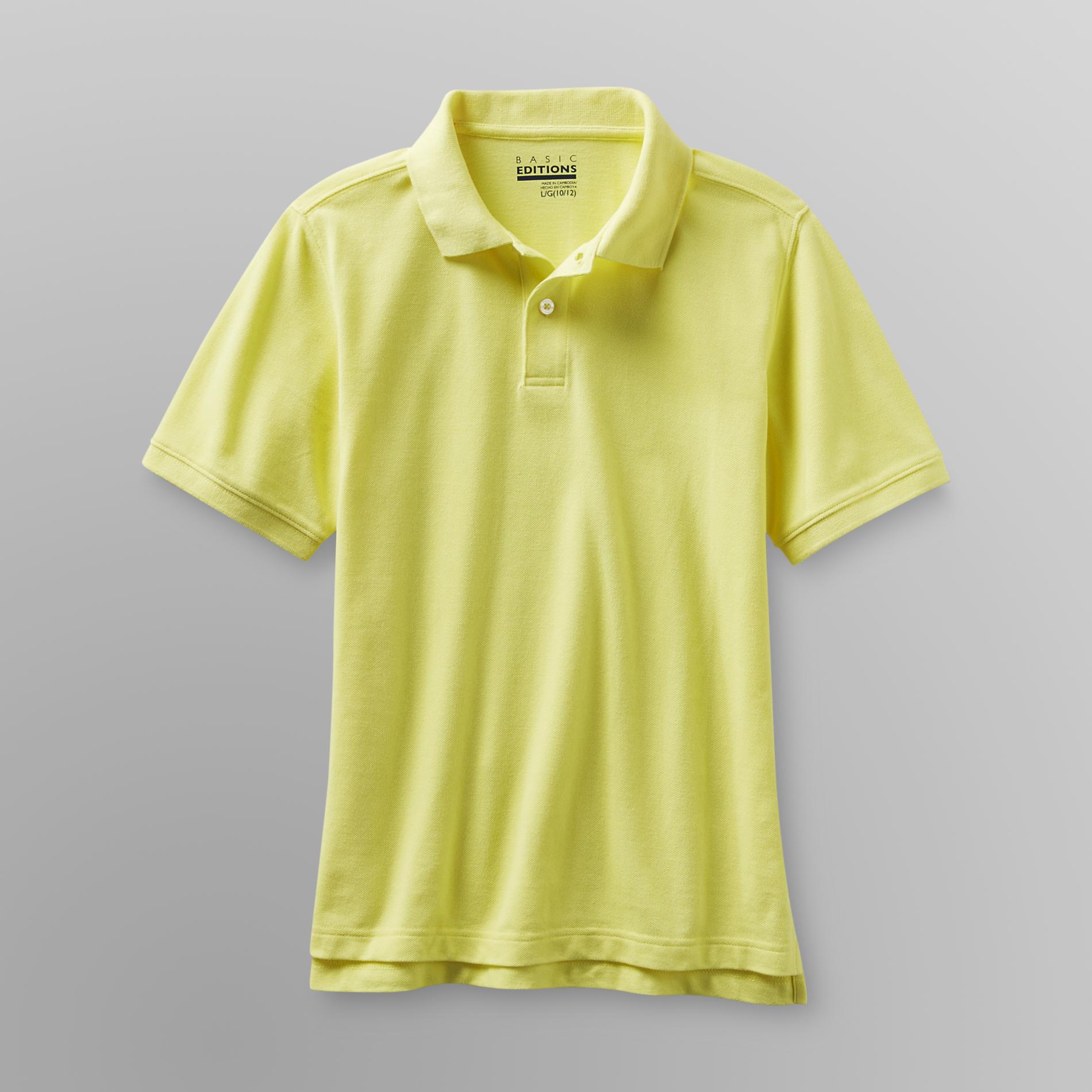 Basic Editions Boy's Mesh Polo Shirt at Kmart.com