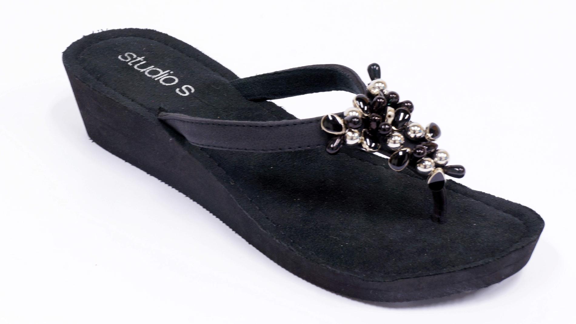 Studio S Women's Multi Bead Wedge Sandals at Kmart.com