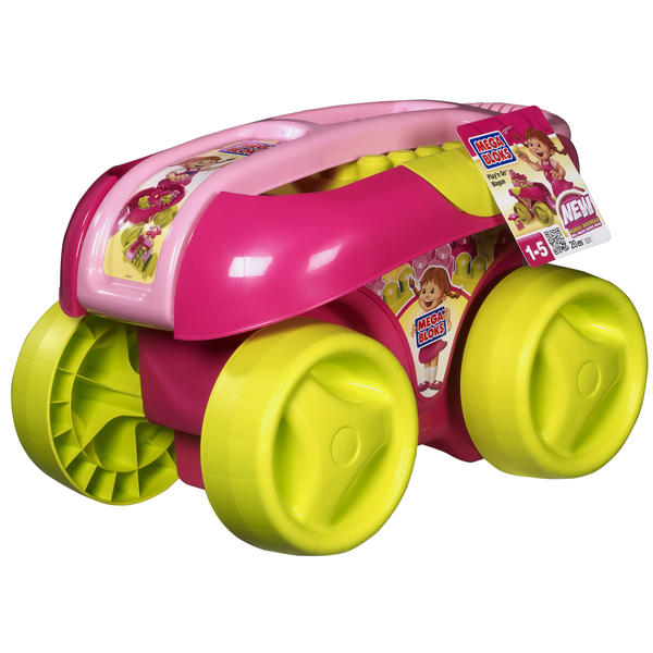 Mega Bloks Play 'n' Go Wagon Pink Toys & Games Ride On Toys