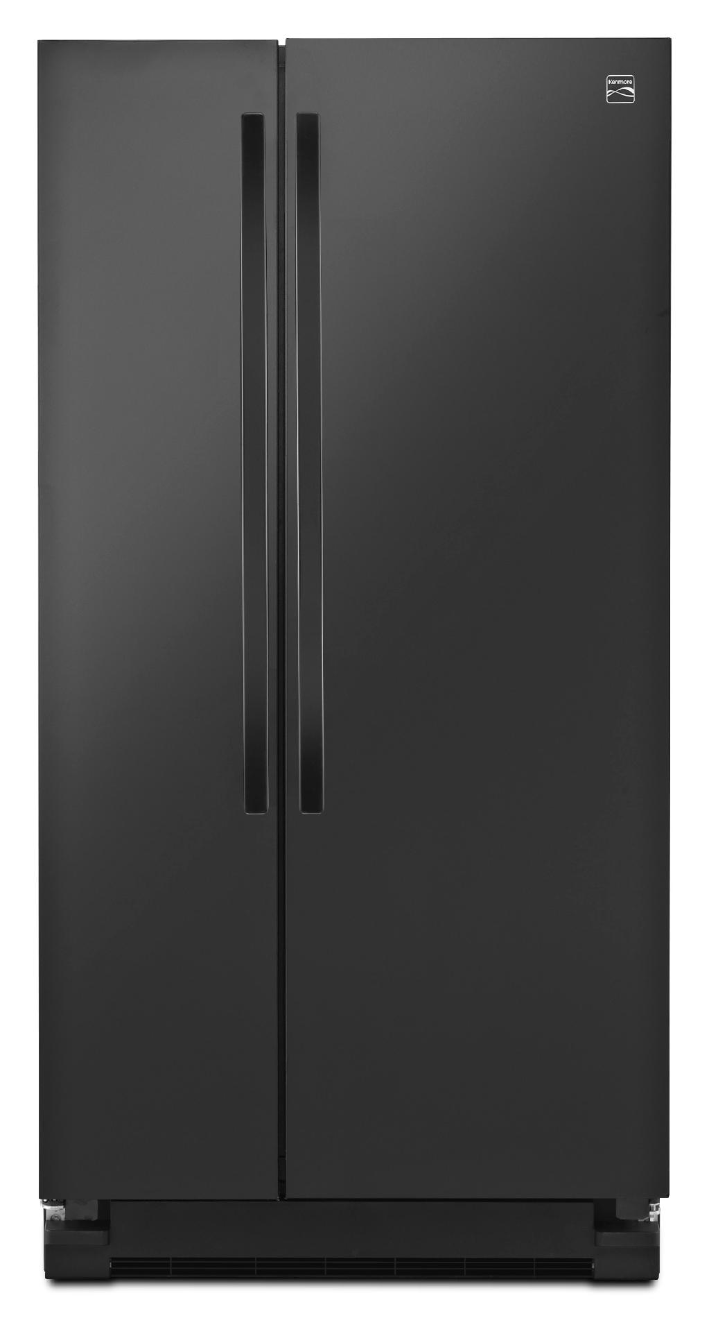 Kenmore 21.7 cu. ft. Side-by-Side Refrigerator - Black