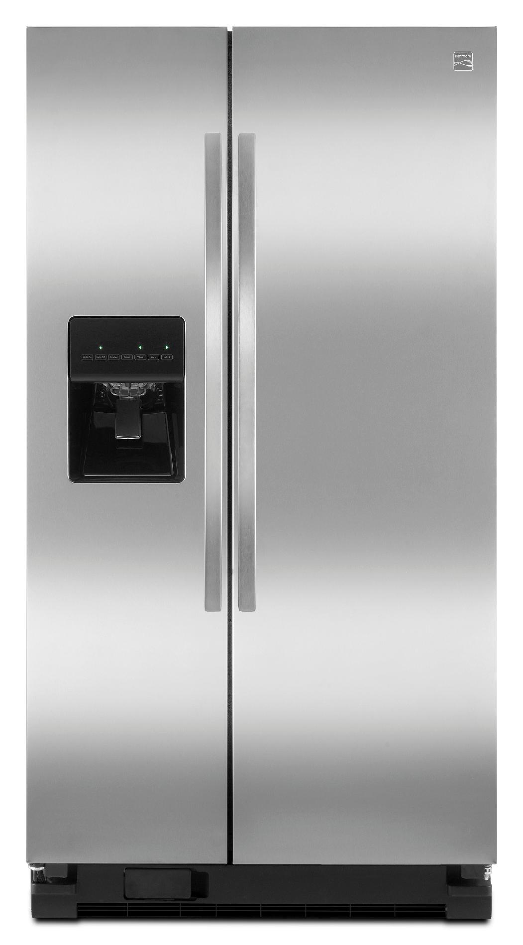 Kenmore 25.4 cu. ft. Side-by-Side Refrigerator - Stainless Steel