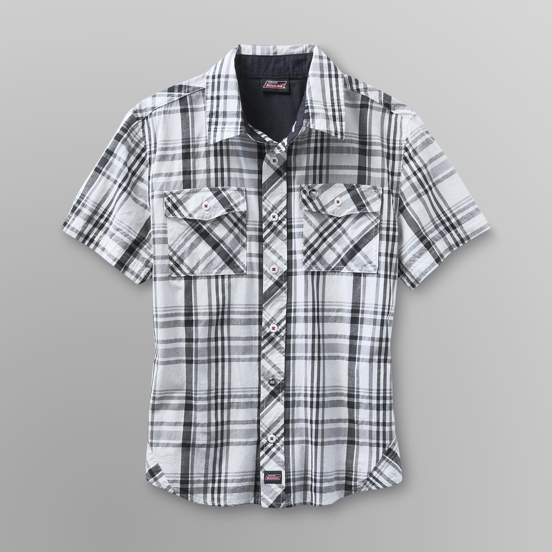 Genuine Dickies Boy's Plaid Shirt - Media Port at Kmart.com