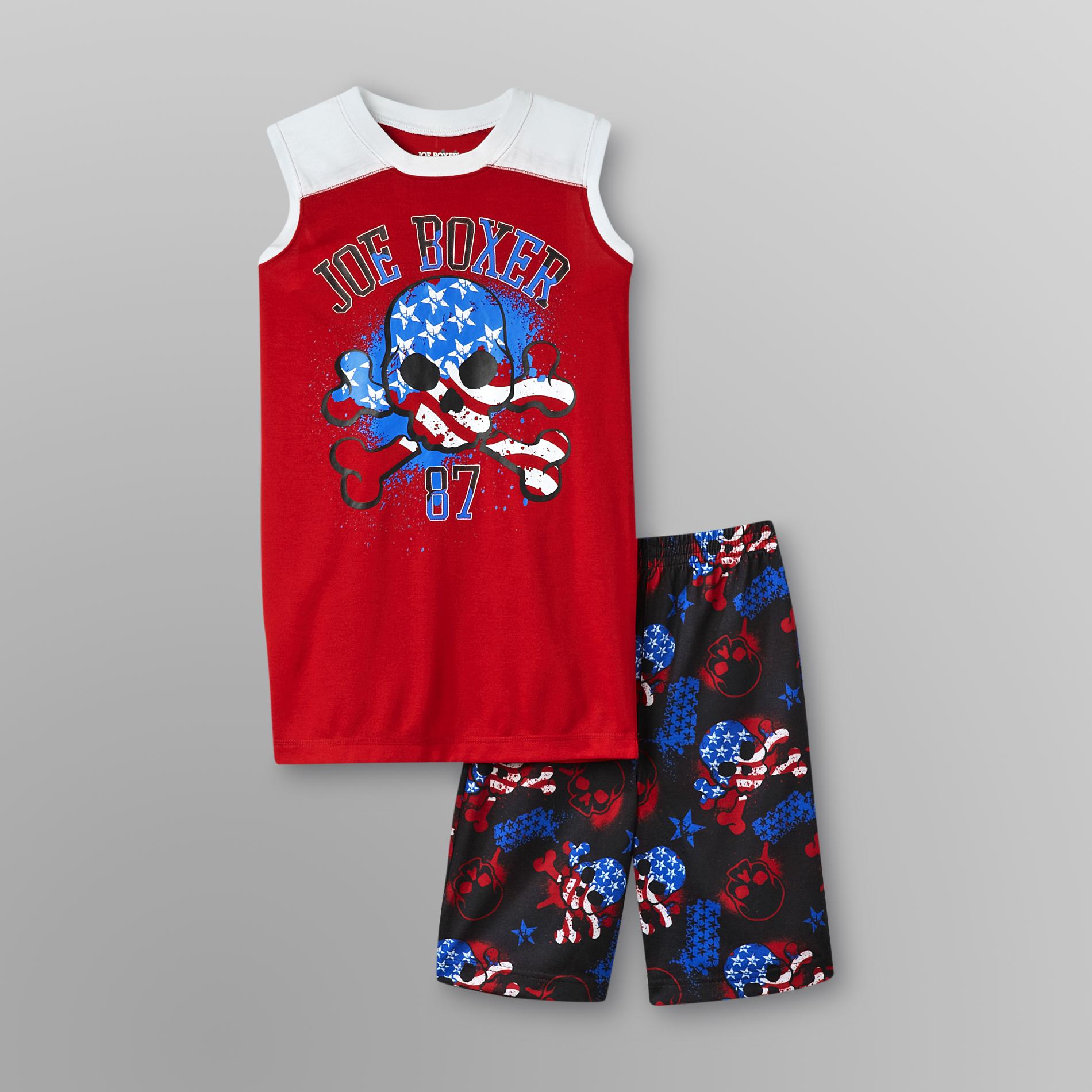 Joe Boxer Boy's Muscle Shirt & Shorts - Skull/Crossbones at Kmart.com
