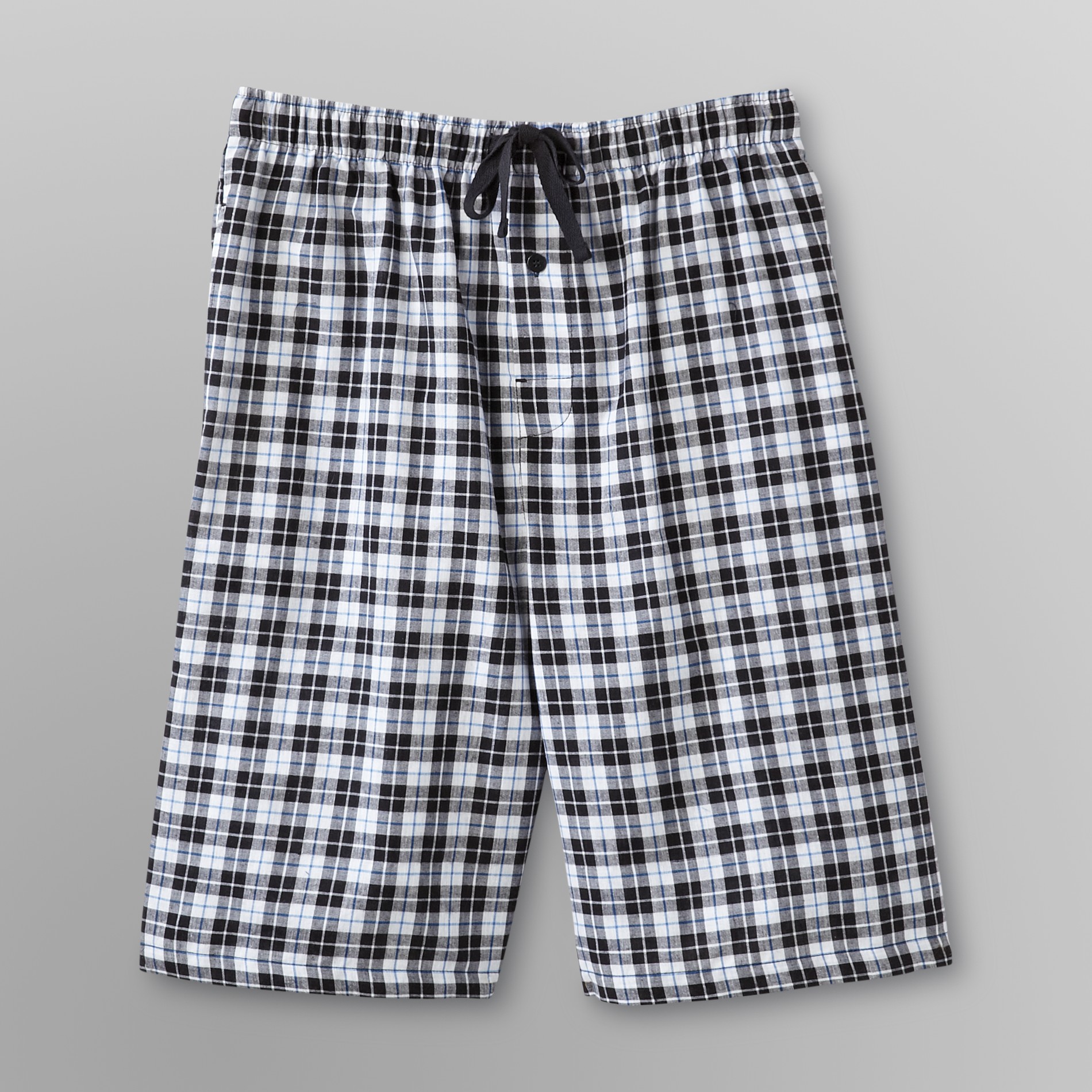 Basic Editions Men's Poplin Pajama Shorts - Plaid at Kmart.com