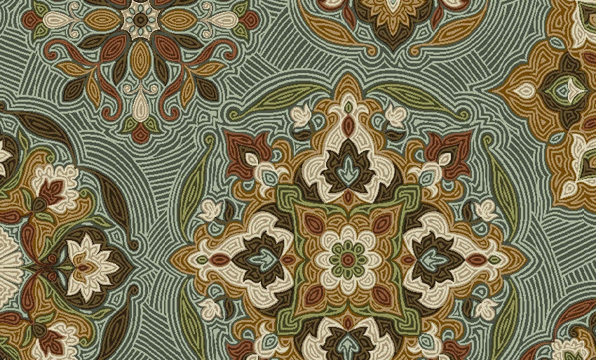 Essential Home 20 x 34 Calabria Deep Dark Lagoon Rug at mygofer.com