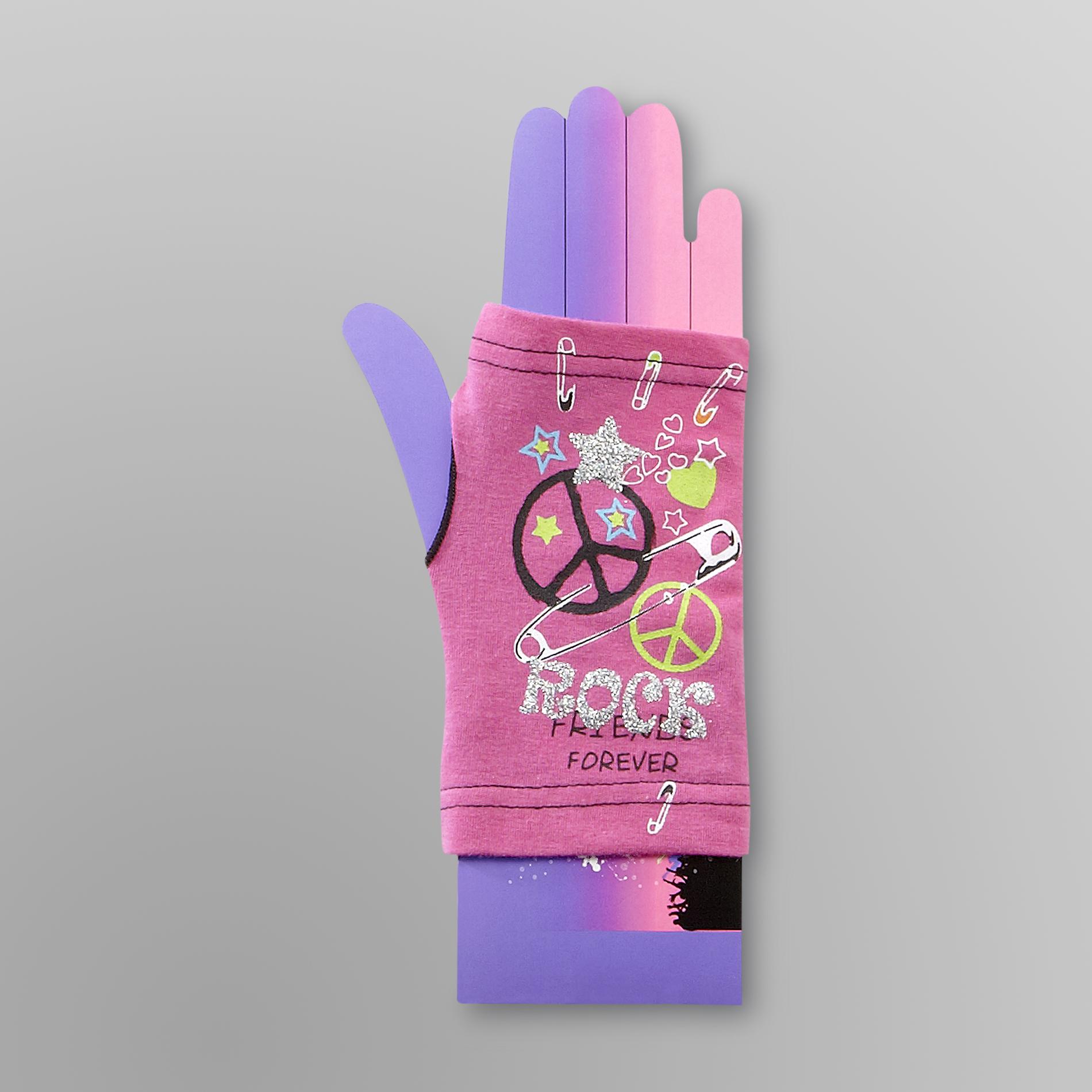 Accessories Girl's Fingerless Fashion Gloves - Friends Forever at Kmart.com