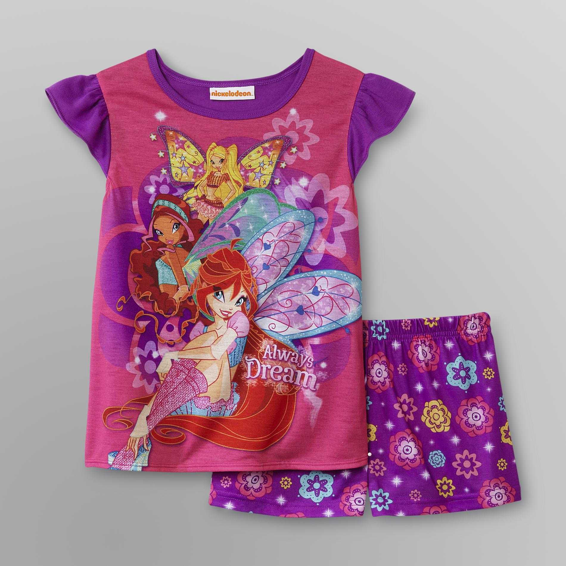 Nickelodeon Winx Club Girl's Pajama Shirt & Shorts at Kmart.com