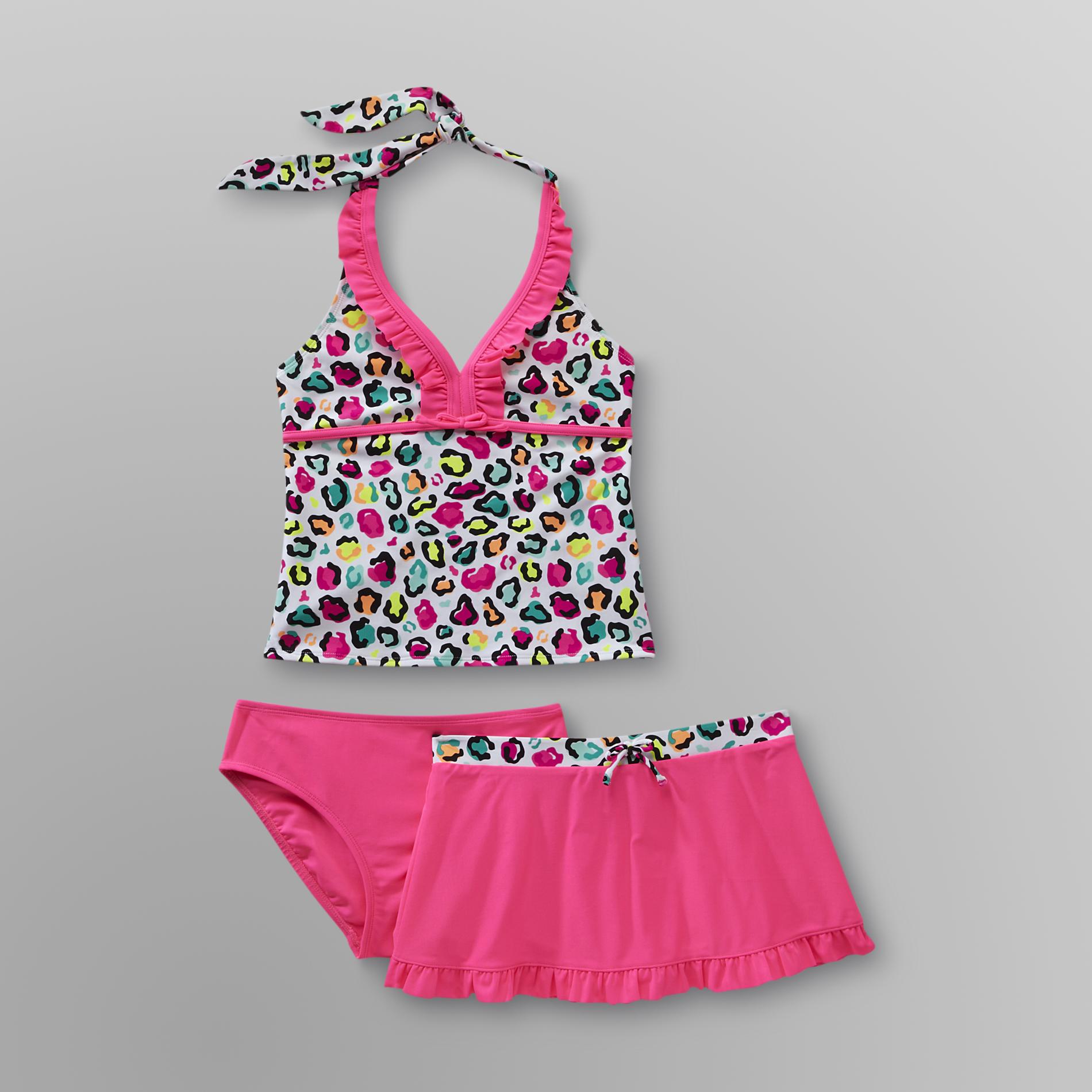 Joe Boxer Girl's Halter Tankini & Skirt at Kmart.com