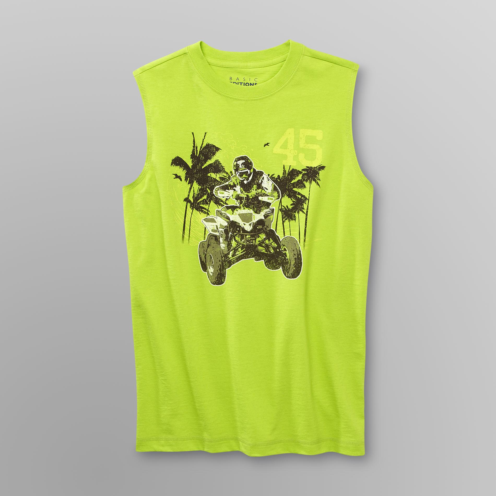 Basic Editions Boy's Graphic Muscle Shirt - Motocross at Kmart.com