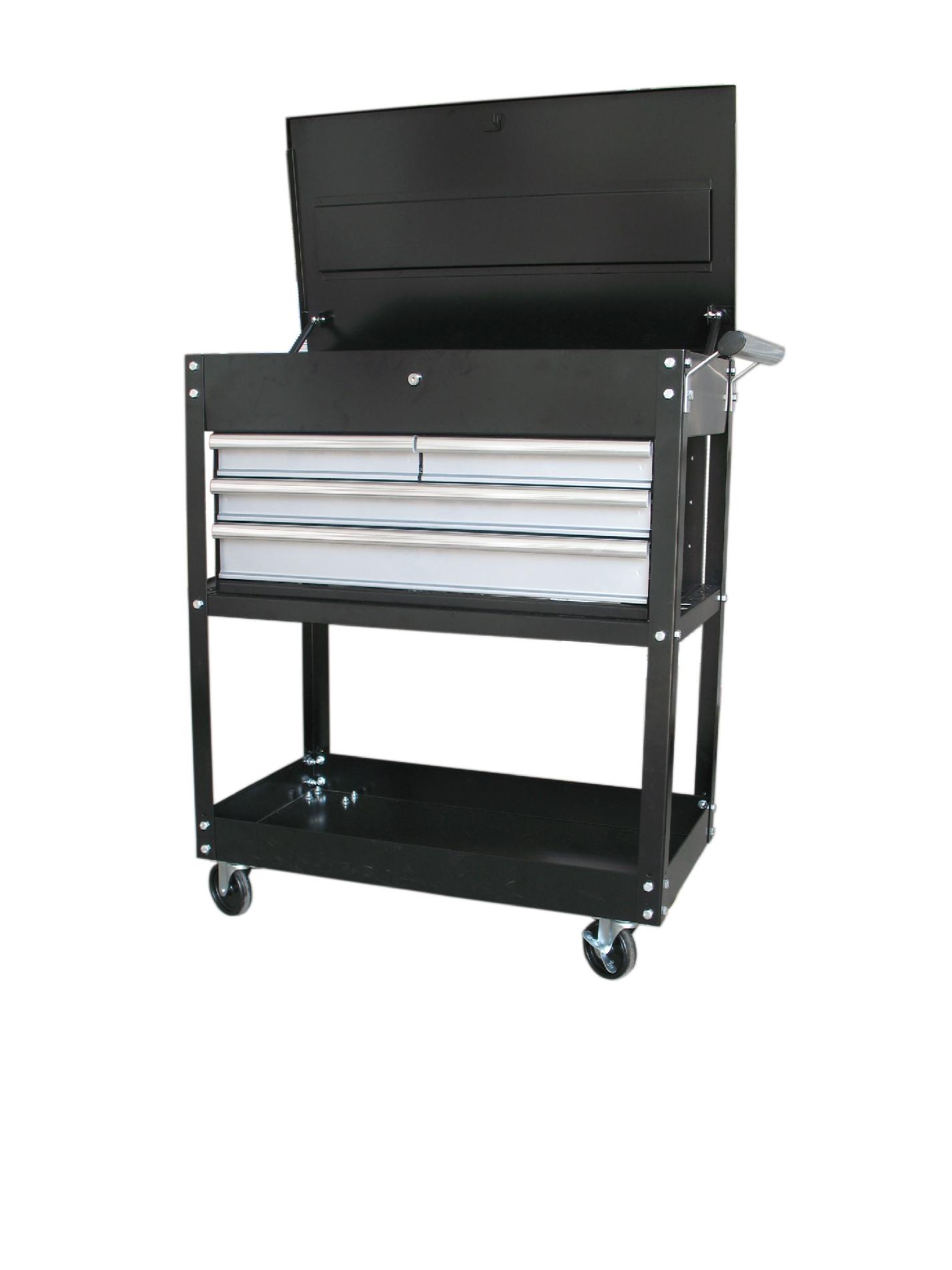 International 4-Dwr. Industrial Cart UCM-3304BK