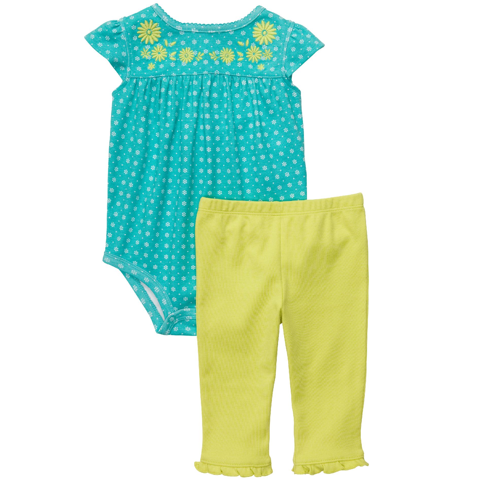 Carter's Newborn & Infant Girl's 2 Pc Bodysuit & Pants Set at mygofer.com