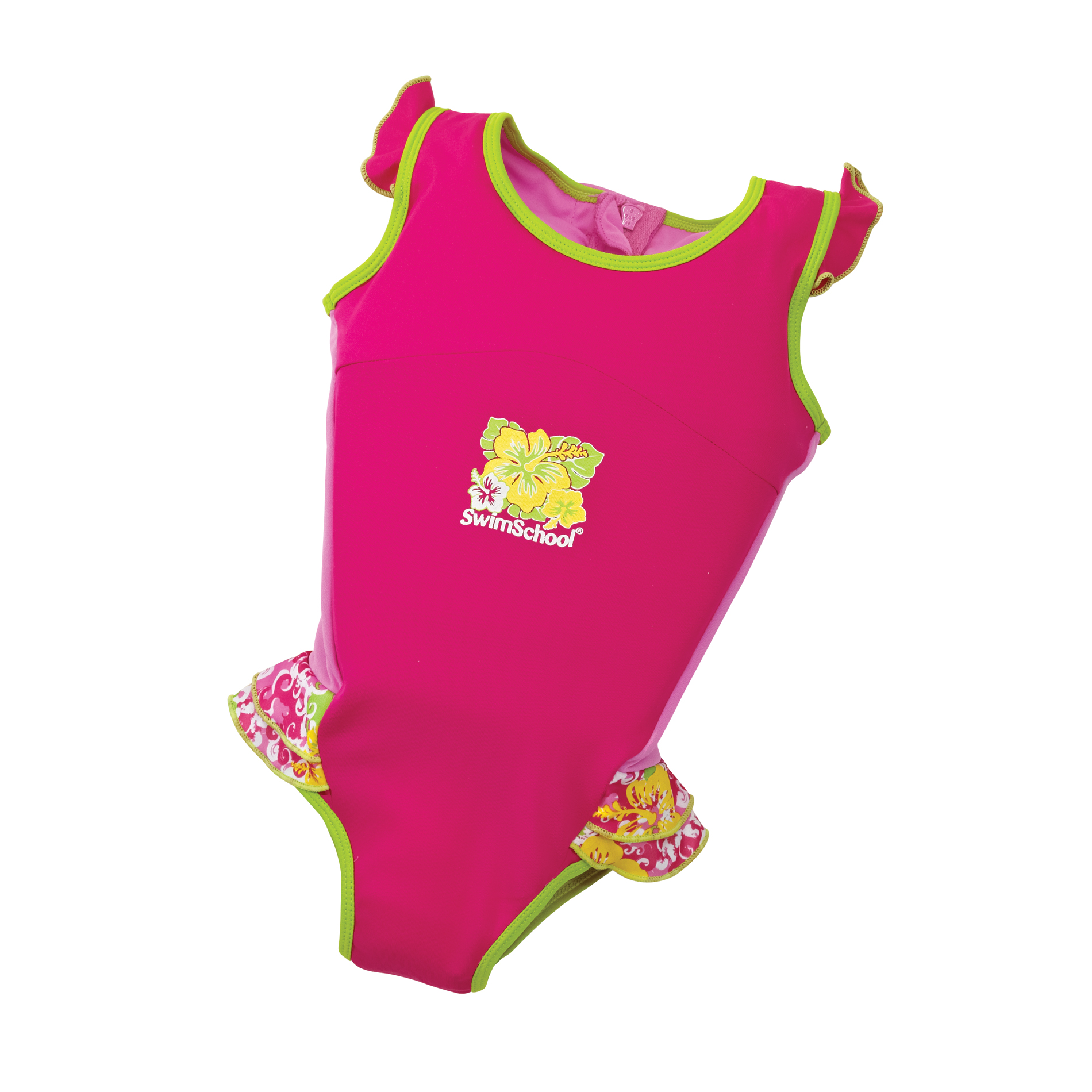 Aqua Leisure Swim School Girl's 1 Piece Floatation Trainer - Medium/Large at Kmart.com