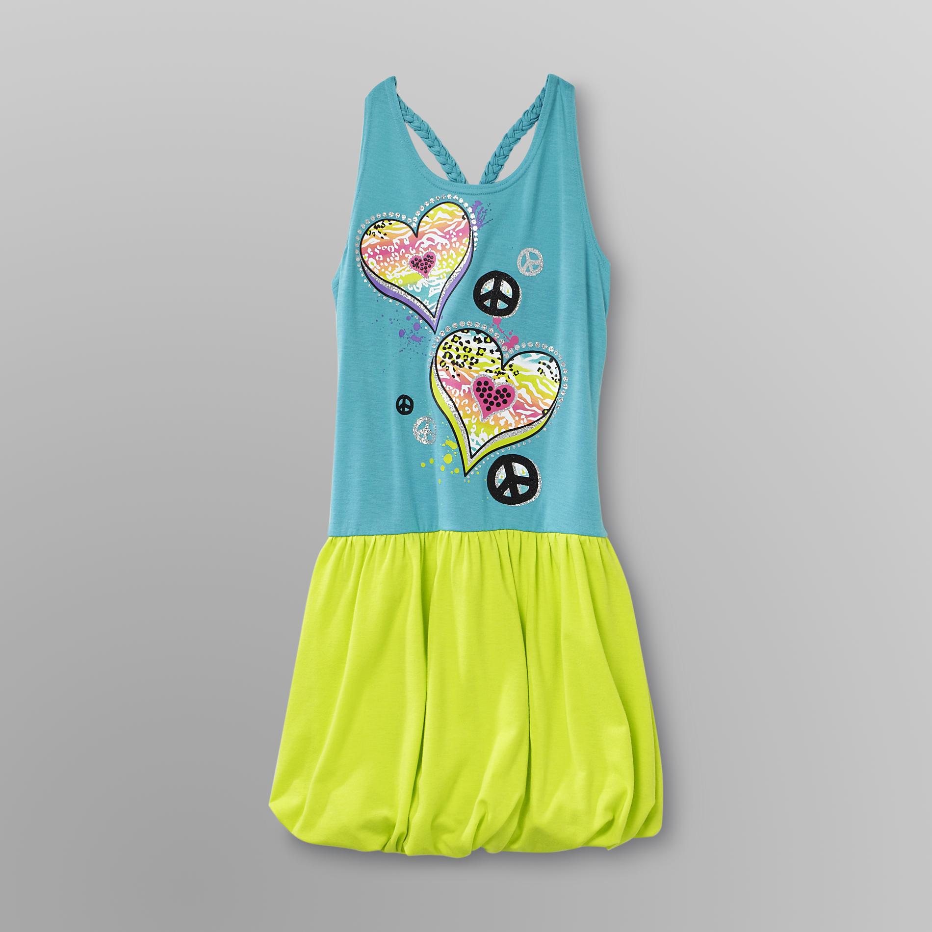 Piper Girl's Knit Dress - Heart & Peace Sign at Kmart.com