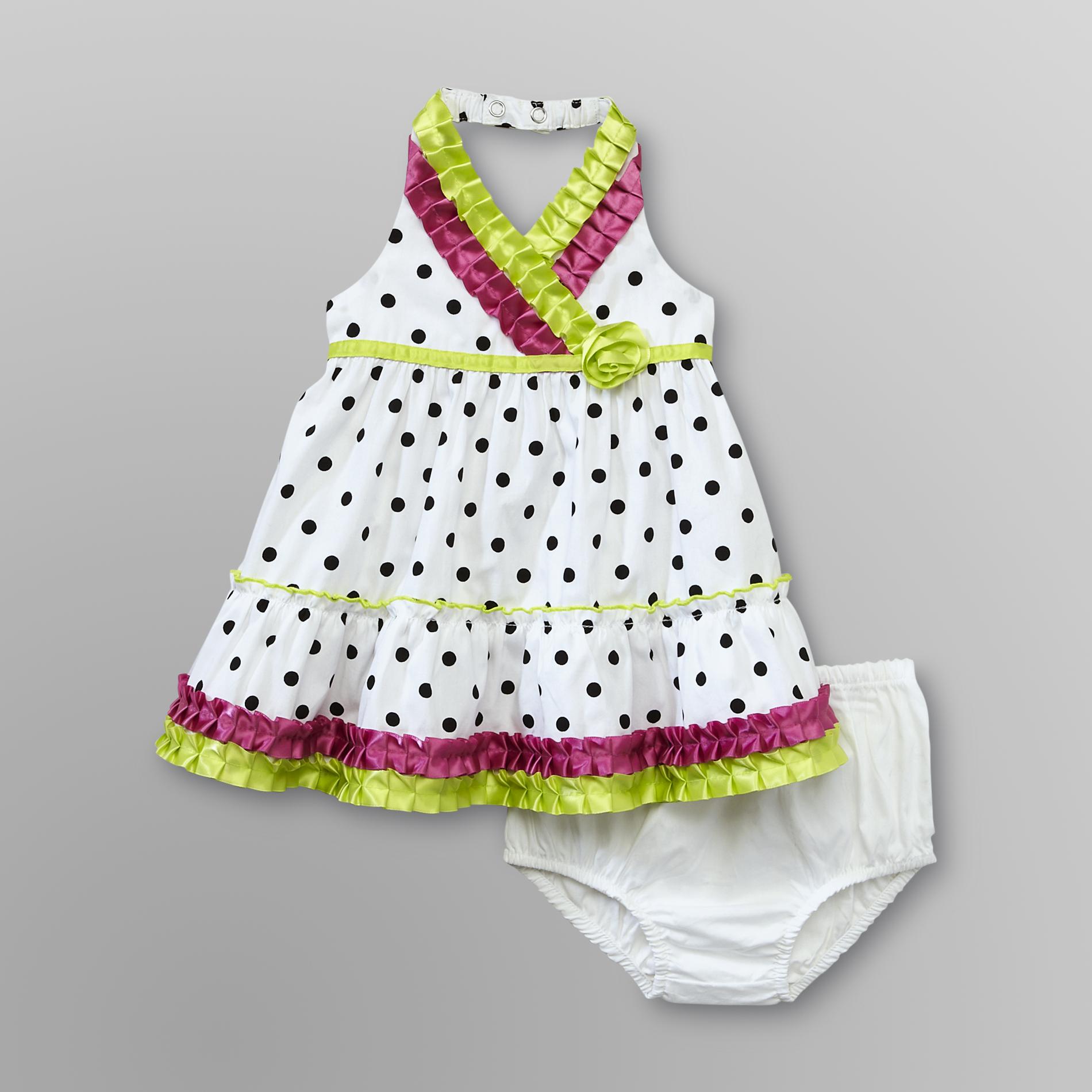 Small Wonders Infant Girl's Ribbon Halter Dress - Polka Dot at Kmart.com